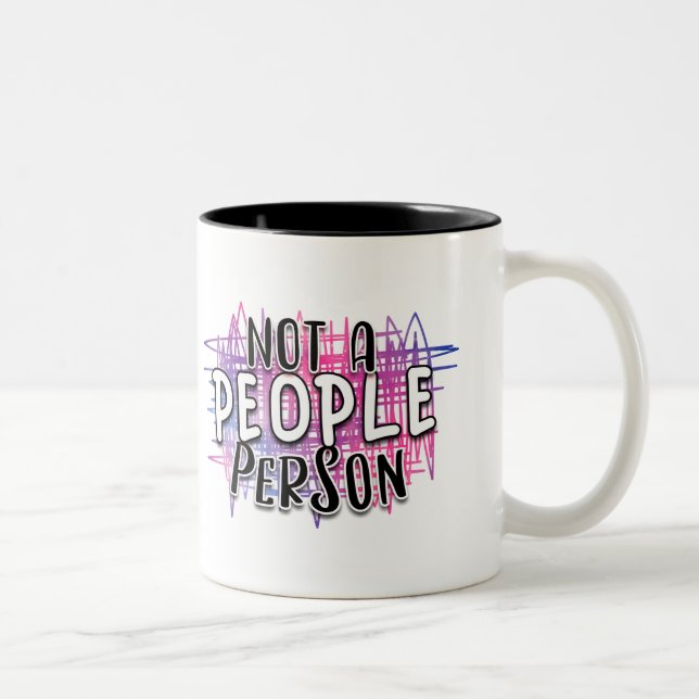 Em Dois Tons Crie o seu próprio :-) Caneca de café Two-Tone (Direita)