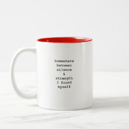 Em Dois Tons Crie Sua Própria Caneca de Café com Citação Person