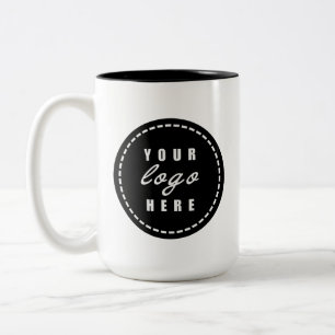 Em Dois Tons Crie Sua Própria Caneca de Café de 15oz com Duas C