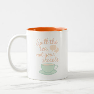 Em Dois Tons Derramar A Caneca De Chá - Taça De Café Sassy Goss
