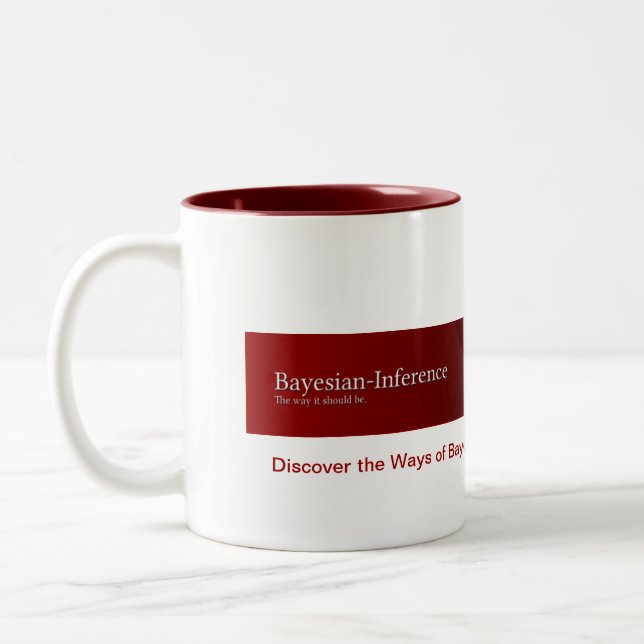 Em Dois Tons Descubra as maneiras de Bayes, a caneca de café (Esquerda)