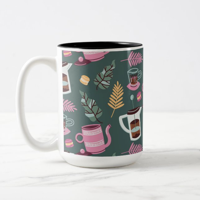 Em Dois Tons design de caneca de café (Esquerda)