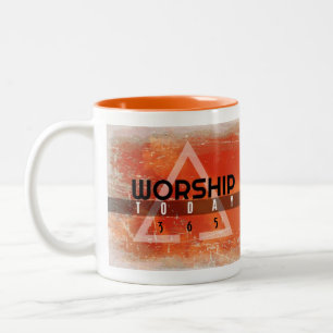 Em Dois Tons Do culto caneca de café 365 hoje