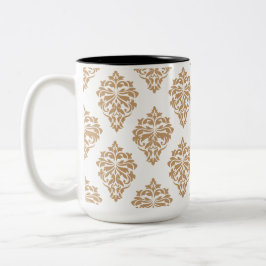 Em Dois Tons Dourada caneca de café
