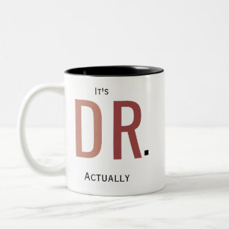 Em Dois Tons DR. Mugs, médico caneca de café