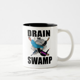 Em Dois Tons Drene a caneca vermelha do copo de café de Donald