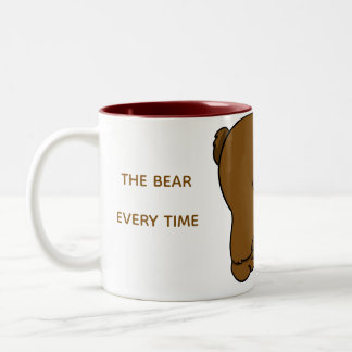 Em Dois Tons Escolha o caneca de café do Urso