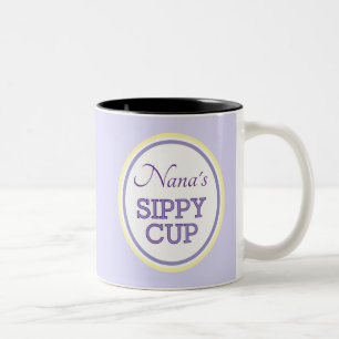 Em Dois Tons Escolha popular! Caneca de café da Nana