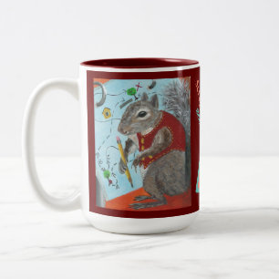 Em Dois Tons Esmague a caneca de café do Esquilo