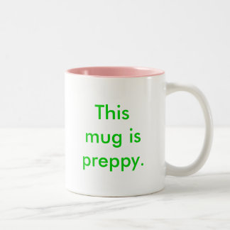 Em Dois Tons Esta caneca é formal. copo de café