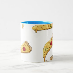 Em Dois Tons Estilo de pesca náutico: caneca de café de duas to