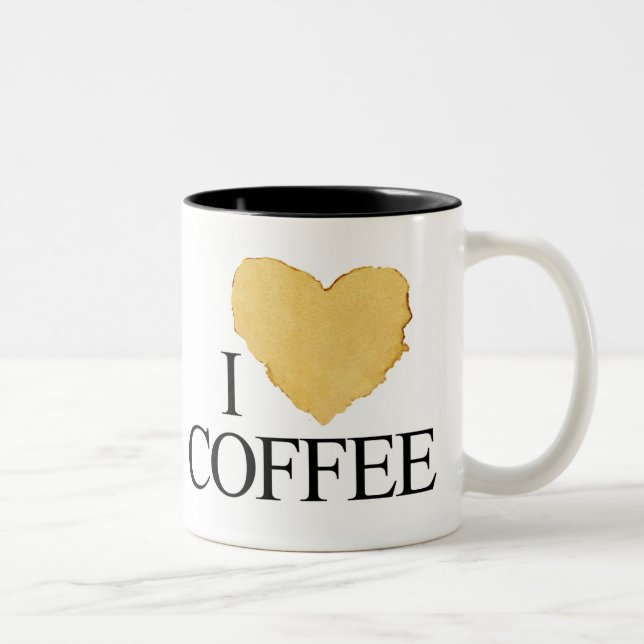 Em Dois Tons eu adoro caneca de café (Direita)