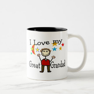 Em Dois Tons Eu amo minha grande caneca de café do Grandad
