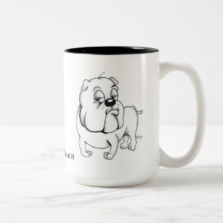 Em Dois Tons Eu estou pensando sobre ele a caneca de café do