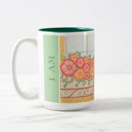 Em Dois Tons EU Sou Abencoado! - Caneca de Café Bênçãos Escondi