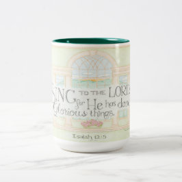 Em Dois Tons EU Sou Bento Canto ao Senhor Caneca de Café