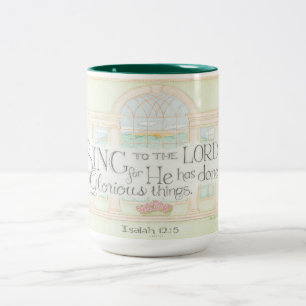 Em Dois Tons EU Sou Bento Canto ao Senhor Caneca de Café