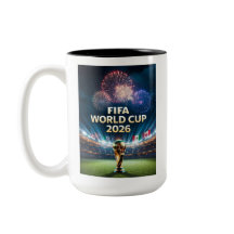 Fã de Futebol dos EUA 2026 | Caneca de Café de Fut