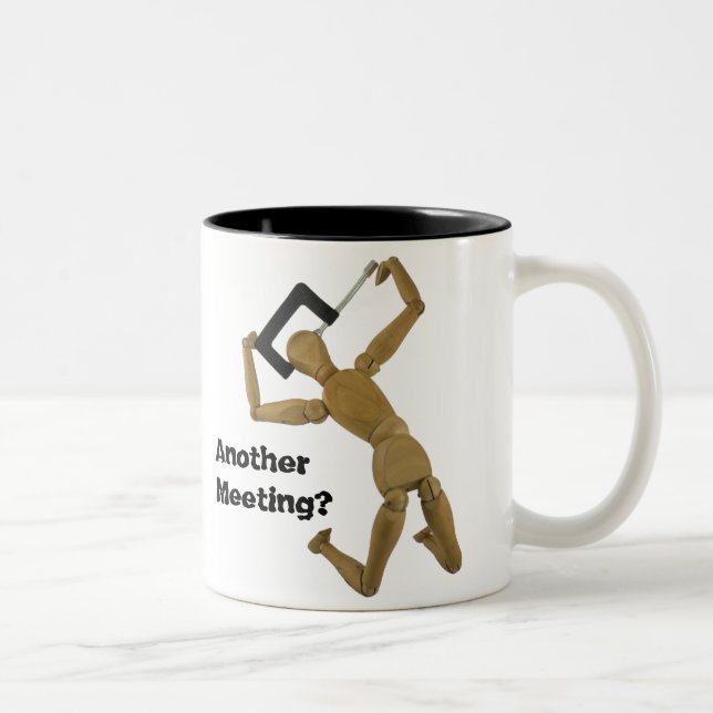 Em Dois Tons Faça-o parar! Caneca de café (Direita)