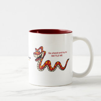 Em Dois Tons Fishfry projeta a caneca de café bicolor de