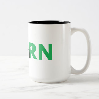 Em Dois Tons FreshRN caneca de café de 15 onças