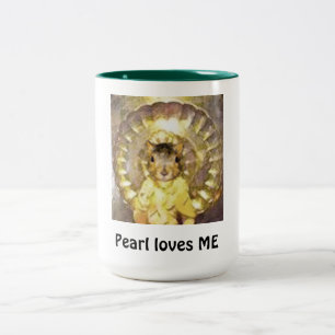 Em Dois Tons Grande caneca de café para todos os fãs de MIM