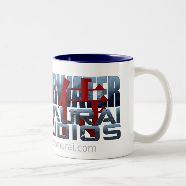 Em Dois Tons Grande caneca de café subaquática de luxe do (Direita)