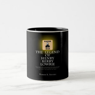 Em Dois Tons HBL - Caneca de café - capa do livro - preto no