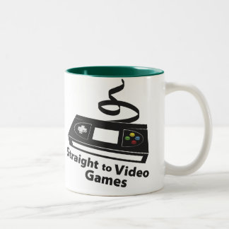 Em Dois Tons Hetero à caneca de café do video games