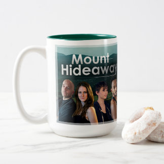 Em Dois Tons Hideaway da montagem 15 onças. Caneca de café