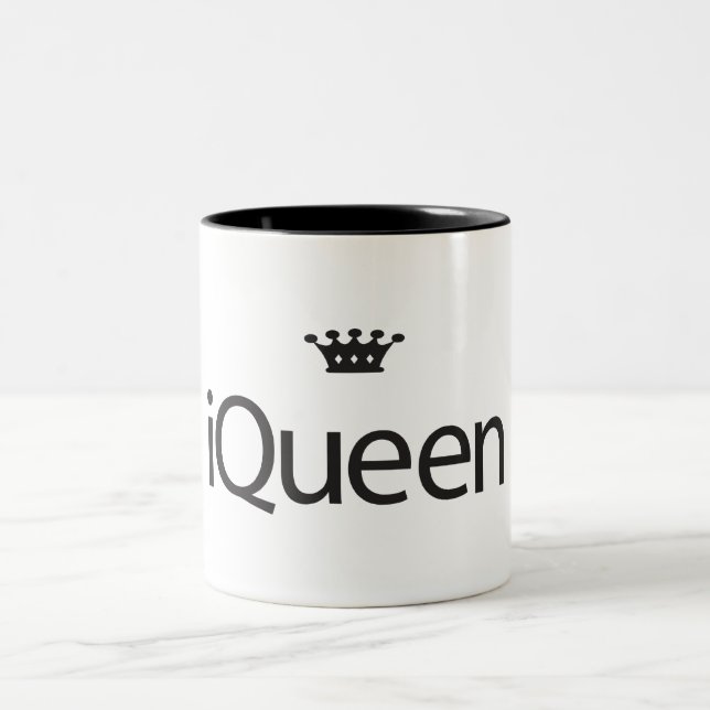 Em Dois Tons iQueen a caneca de café (Centro)