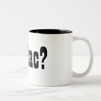 Em Dois Tons kac obtido? caneca de café