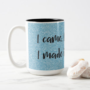 Em Dois Tons Largura Azul Eu Fiz Uma Caneca De Café Encantada