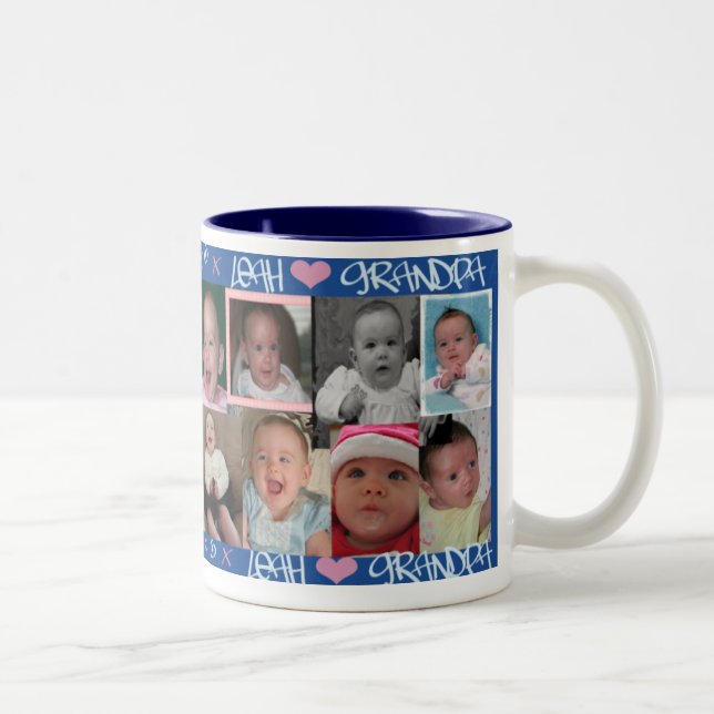 Em Dois Tons Leah ama a caneca de café do vovô (Direita)