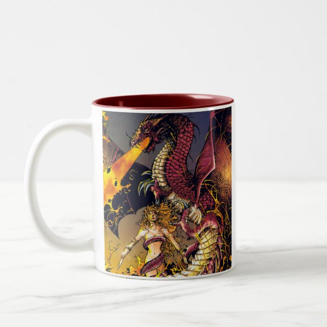 Em Dois Tons Legendlore V1 caneca de café (Esquerda)