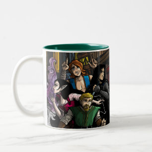 Em Dois Tons Lendas da caneca de café Aukera