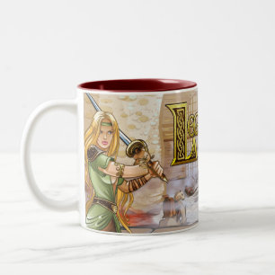 Em Dois Tons Lendlore V3 caneca de café