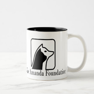 Em Dois Tons Logotipo oficial para a caneca de café da fundação