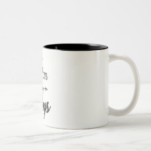 Em Dois Tons Mamã da caneca de café do Dois-Tom dos meninos
