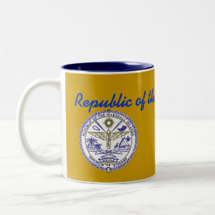 Em Dois Tons Marshall Islands * caneca de café