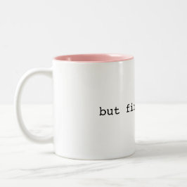 Em Dois Tons mas primeiramente, caneca de café inspirada de