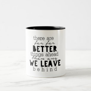 Em Dois Tons Melhor caneca de café das coisas adiante