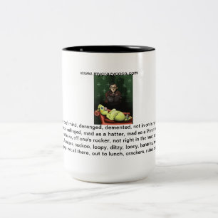 Em Dois Tons minha caneca de café louca dos Cocos