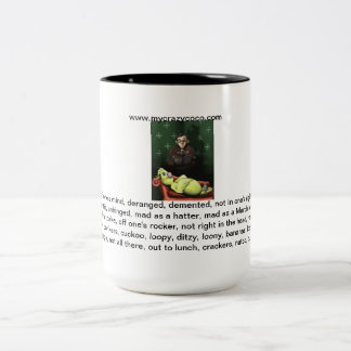 Em Dois Tons minha caneca de café louca dos Cocos