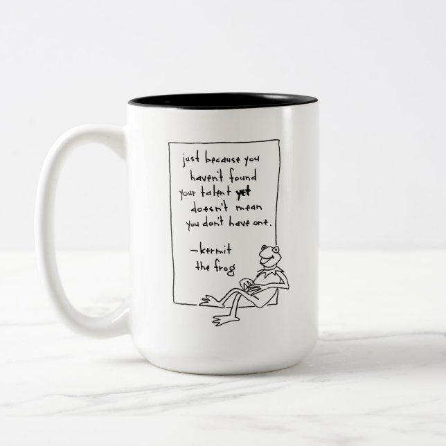 Em Dois Tons MODELO PD | Caneca de Café (Esquerda)