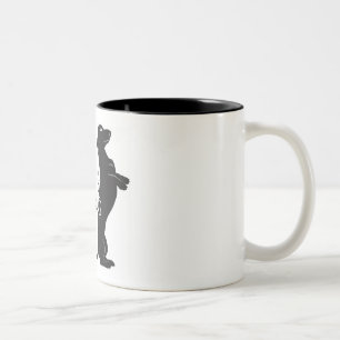 Em Dois Tons O Dachshund "comensal da casa é" caneca de café