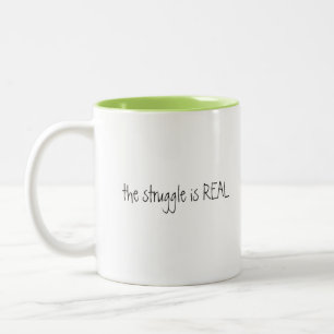 Em Dois Tons O esforço é caneca de café real