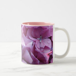 Em Dois Tons O Hydrangea floresce caneca de café
