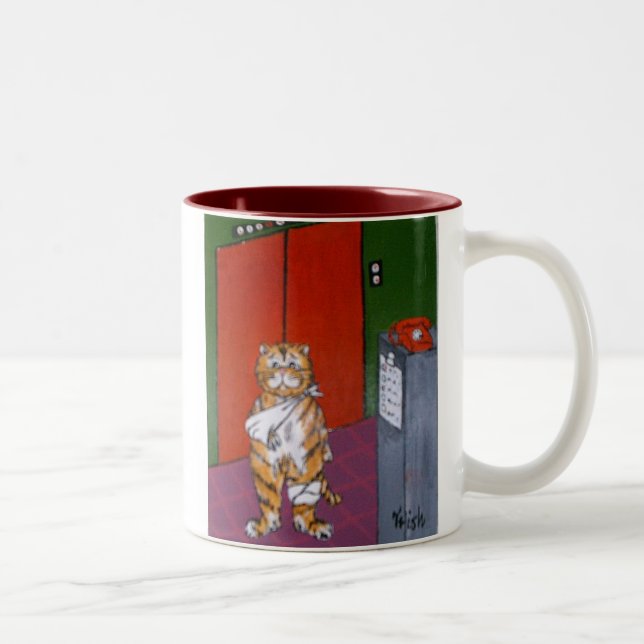 Em Dois Tons O MELHOR DO MEU VETERINÁRIO! caneca de café (Direita)