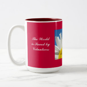 Em Dois Tons O mundo salvar por presentes da caneca de café do